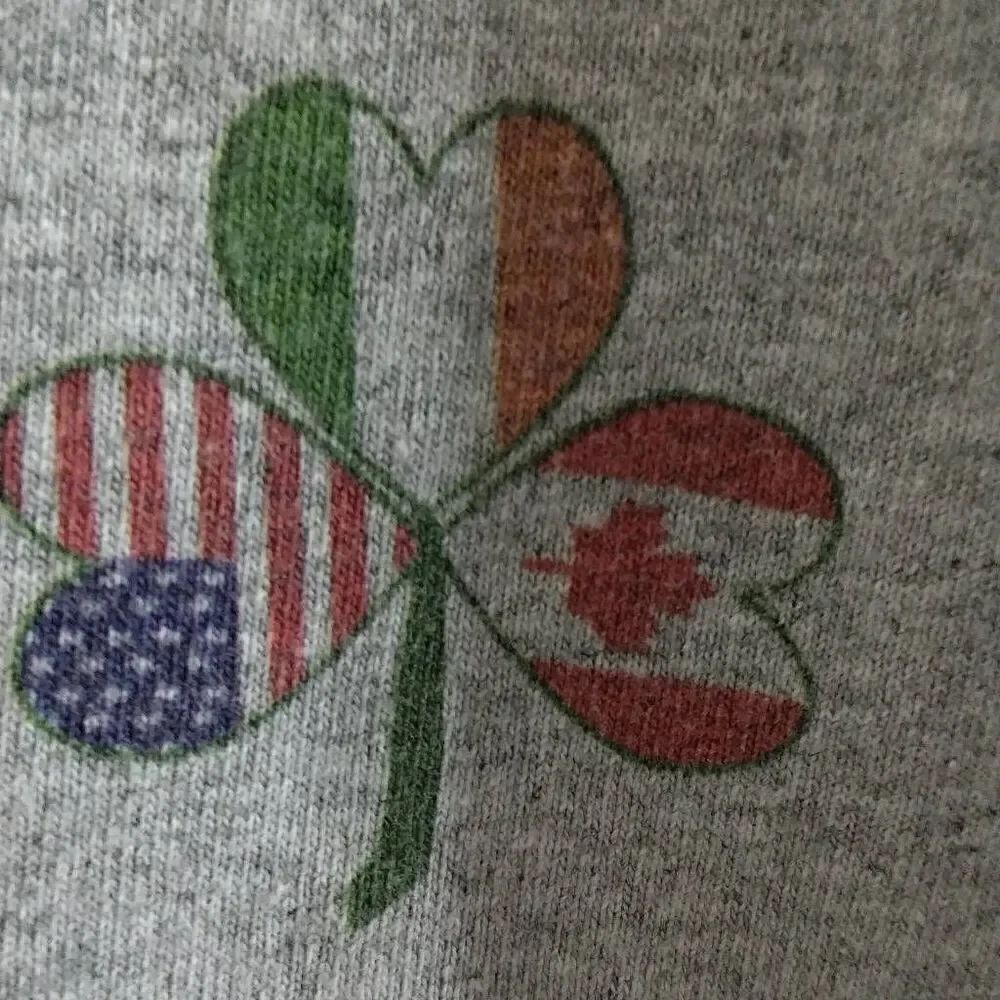 Irish USA Canada Shamrock T-shirt